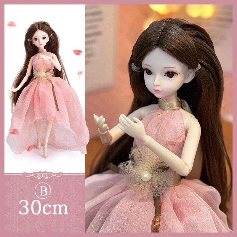 30 Cm BJD Doll Makeup Set DeluxeCollection Fashion Gift - ToylandEU