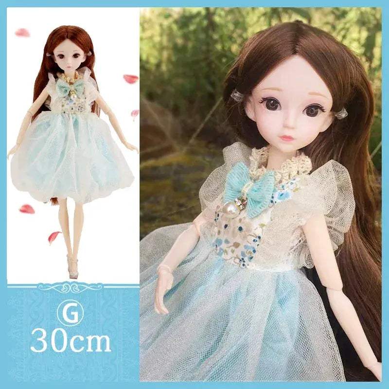 30 Cm BJD Doll Makeup Set DeluxeCollection Fashion Gift - ToylandEU
