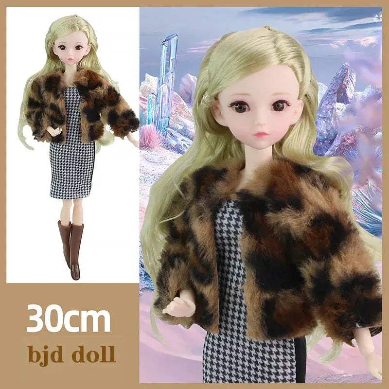 30 Cm BJD Doll Makeup Set DeluxeCollection Fashion Gift - ToylandEU