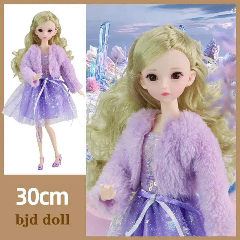 30 Cm BJD Doll Makeup Set DeluxeCollection Fashion Gift - ToylandEU