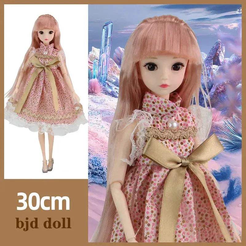 30 Cm BJD Doll Makeup Set DeluxeCollection Fashion Gift - ToylandEU
