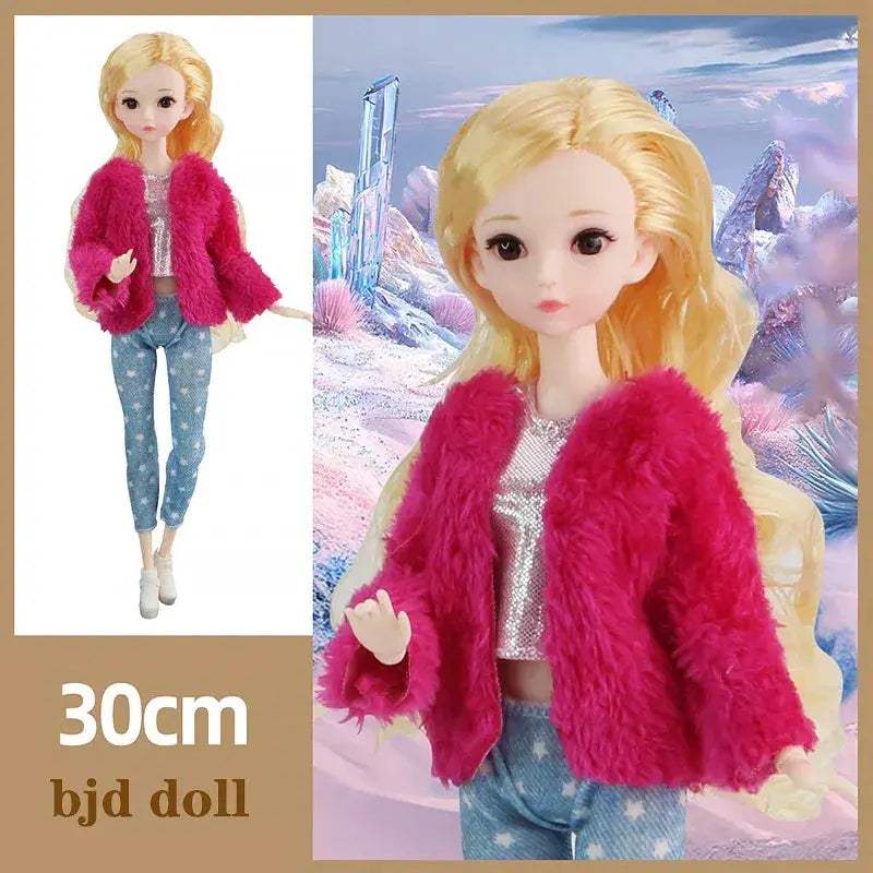 30 Cm BJD Doll Makeup Set DeluxeCollection Fashion Gift - ToylandEU