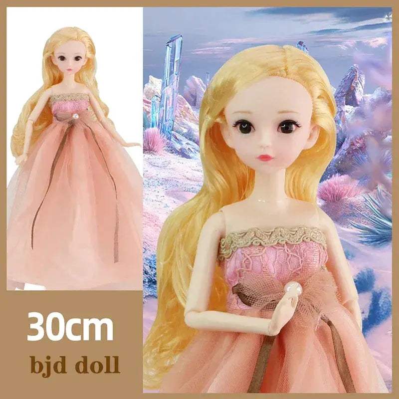 30 Cm BJD Doll Makeup Set DeluxeCollection Fashion Gift - ToylandEU