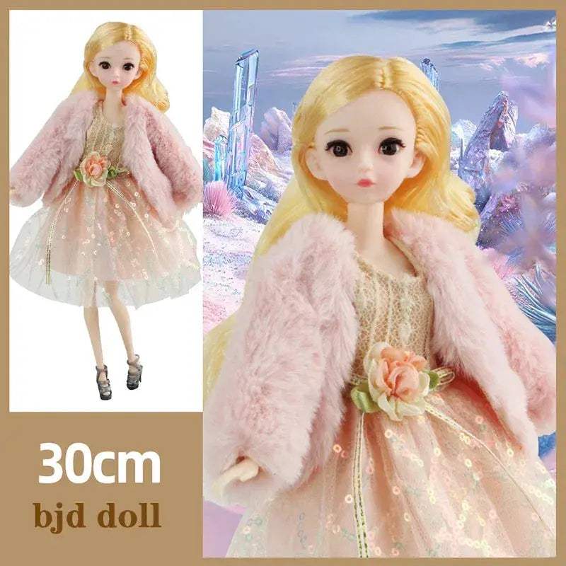 30 Cm BJD Doll Makeup Set DeluxeCollection Fashion Gift - ToylandEU