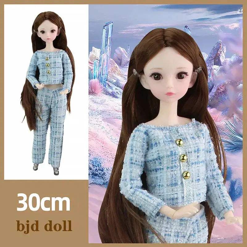 30 Cm BJD Doll Makeup Set DeluxeCollection Fashion Gift - ToylandEU