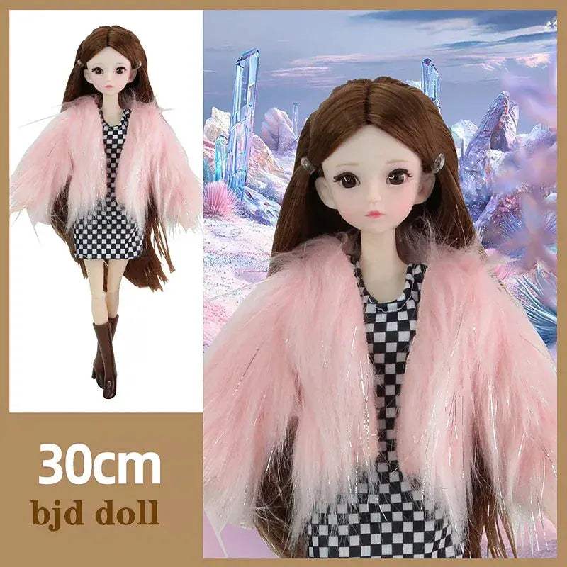 30 Cm BJD Doll Makeup Set DeluxeCollection Fashion Gift - ToylandEU