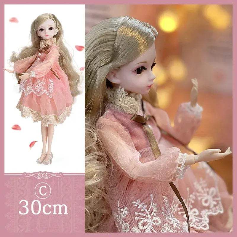 30 Cm BJD Doll Makeup Set DeluxeCollection Fashion Gift - ToylandEU