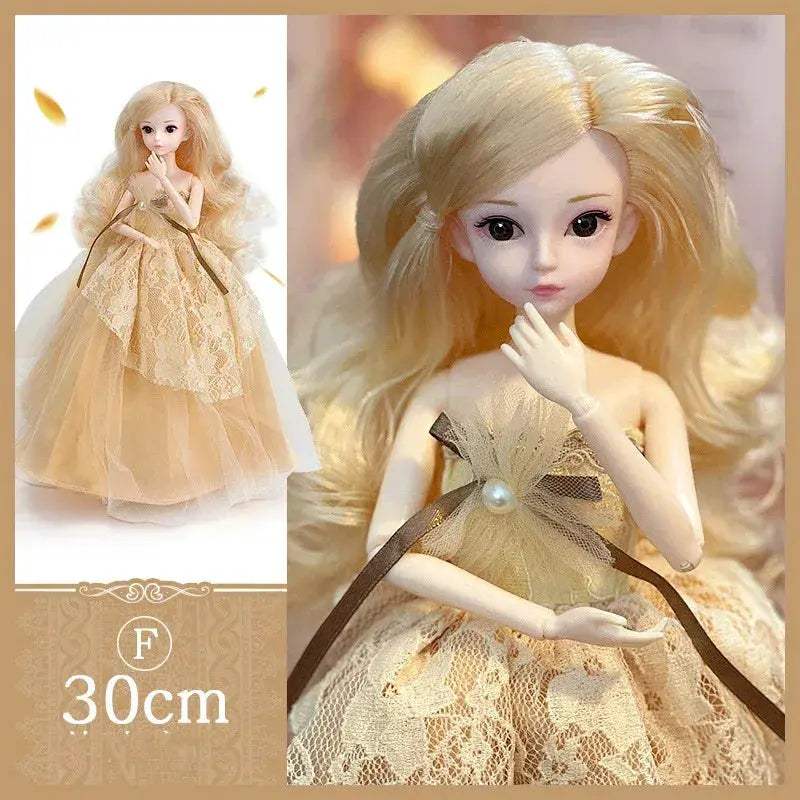 30 Cm BJD Doll Makeup Set DeluxeCollection Fashion Gift - ToylandEU
