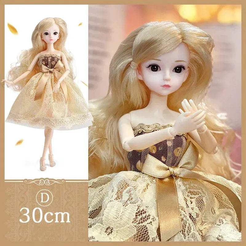 30 Cm BJD Doll Makeup Set DeluxeCollection Fashion Gift - ToylandEU