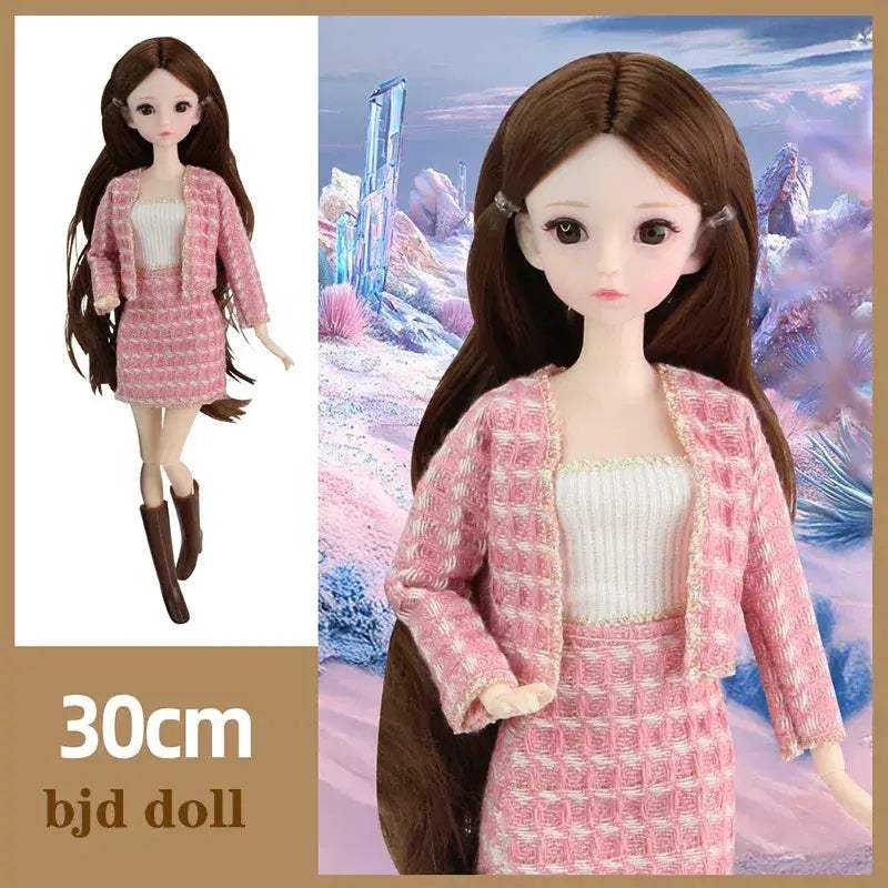 30 Cm BJD Doll Makeup Set DeluxeCollection Fashion Gift - ToylandEU