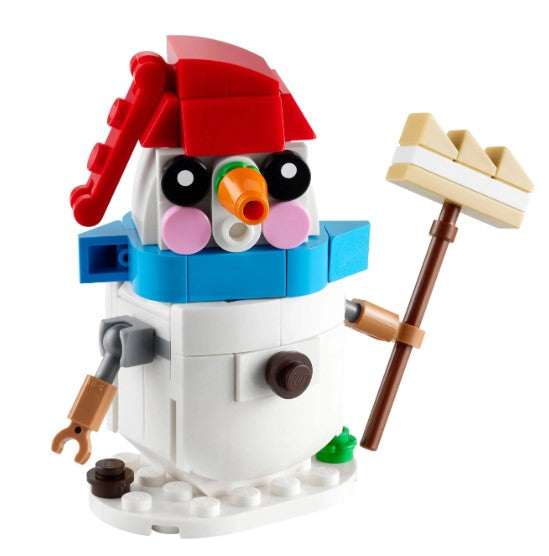 LEGO® Creator Snowman | 78 Pieces | Posable Holiday Build | Ages 6+