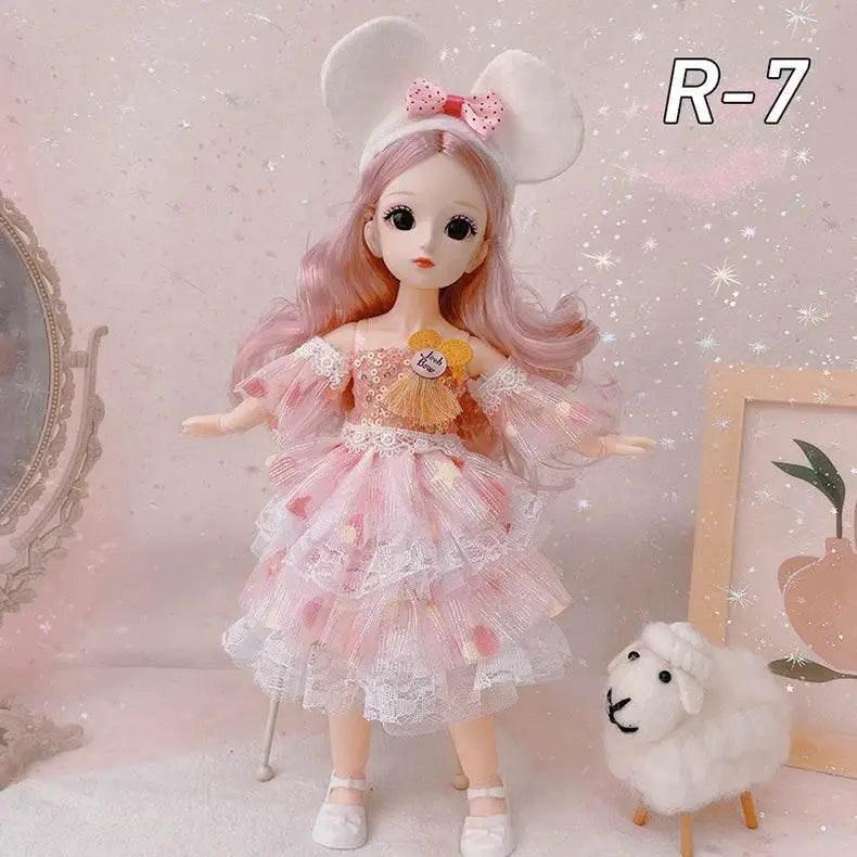  30cm 1/6 BJD Dolls Dress Up Skirt Hat Headdress Gifts -  ToylandEU™