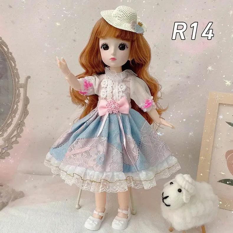  30cm 1/6 BJD Dolls Dress Up Skirt Hat Headdress Gifts -  ToylandEU™