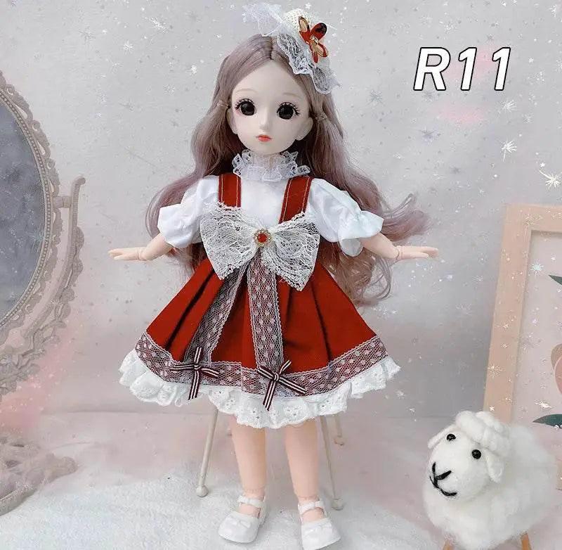  30cm 1/6 BJD Dolls Dress Up Skirt Hat Headdress Gifts -  ToylandEU™