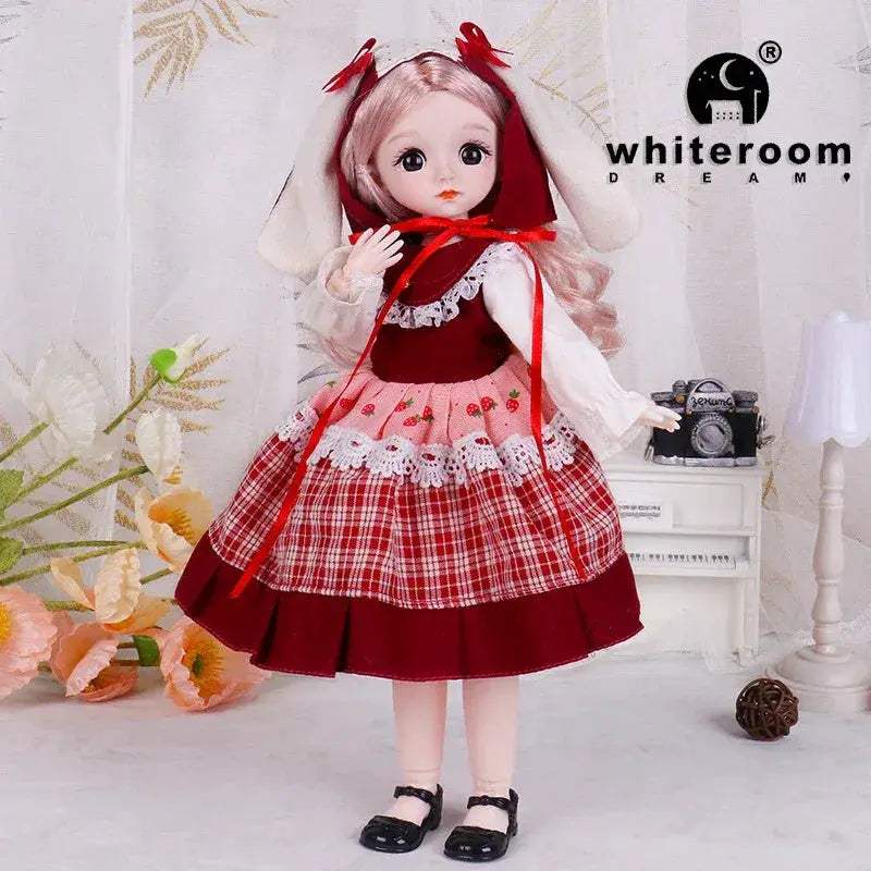 30cm BJD Doll Lolita Deluxe Dress Asian Beauty Gift - ToylandEU