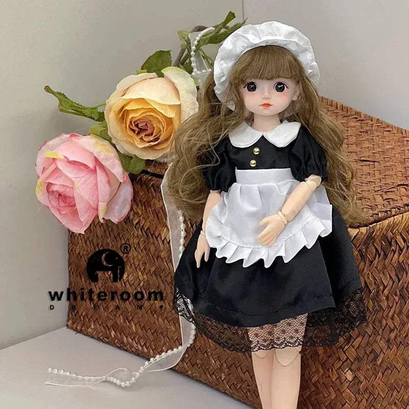30cm BJD Doll Lolita Deluxe Dress Asian Beauty Gift - ToylandEU