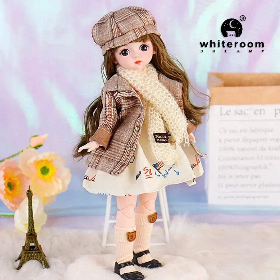 30cm BJD Doll Lolita Deluxe Dress Asian Beauty Gift - ToylandEU
