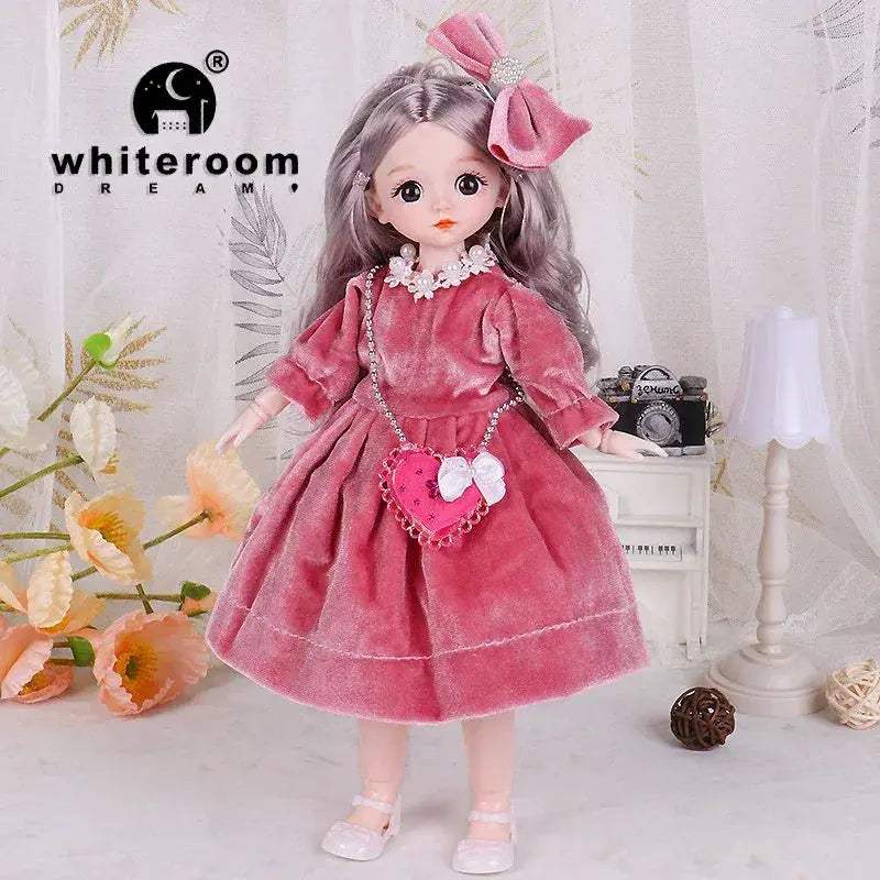 30cm BJD Doll Lolita Deluxe Dress Asian Beauty Gift - ToylandEU
