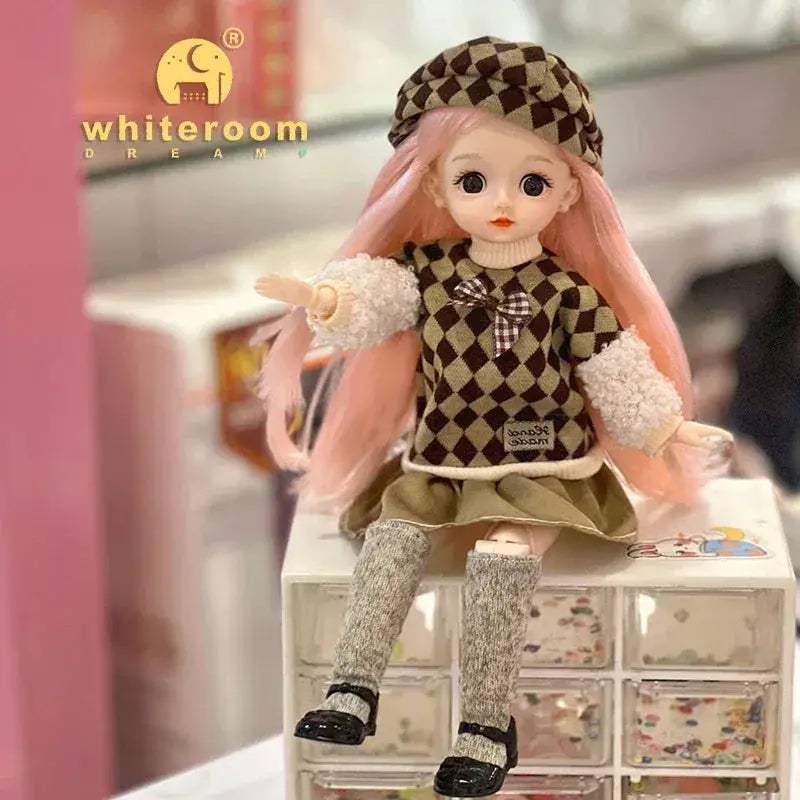 30cm BJD Doll Lolita Deluxe Dress Asian Beauty Gift - ToylandEU