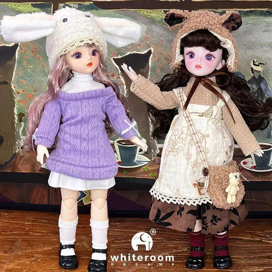  30cm BJD Doll Lolita Dress With Green Blue Eyes -  ToylandEU™