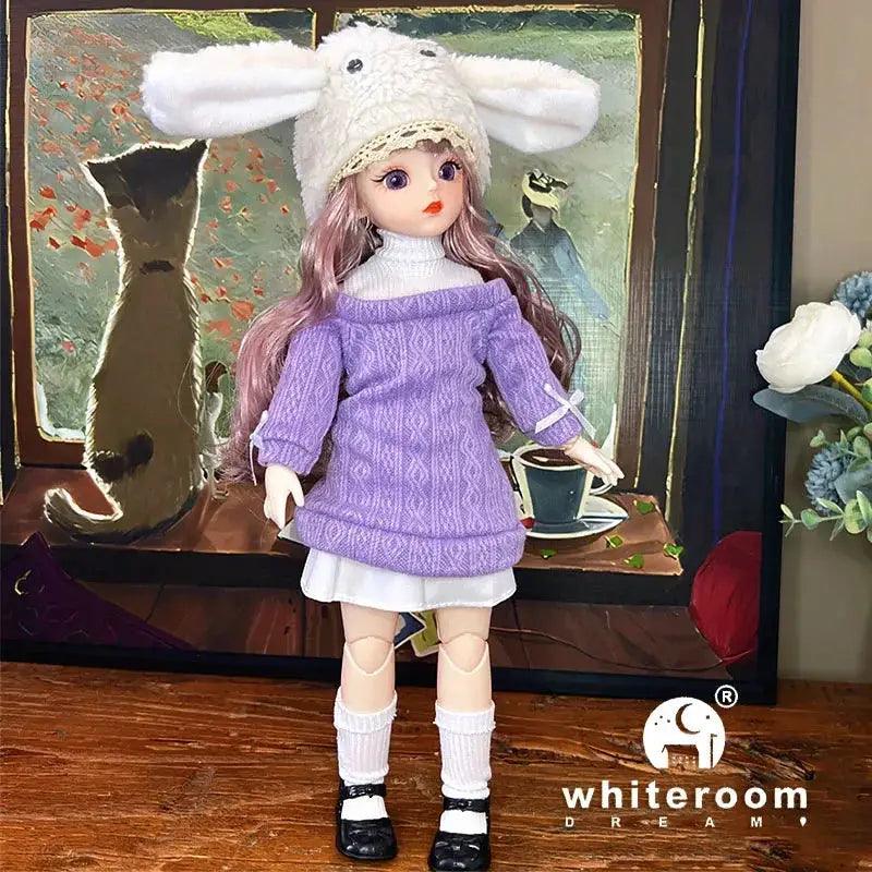  30cm BJD Doll Lolita Dress With Green Blue Eyes -  ToylandEU™