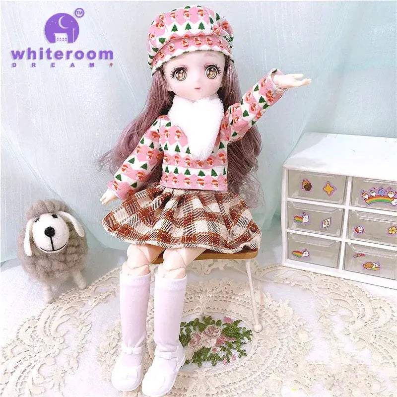 30cm BJD Doll Lolita Princess Dress Up Toy Gift Couture - ToylandEU