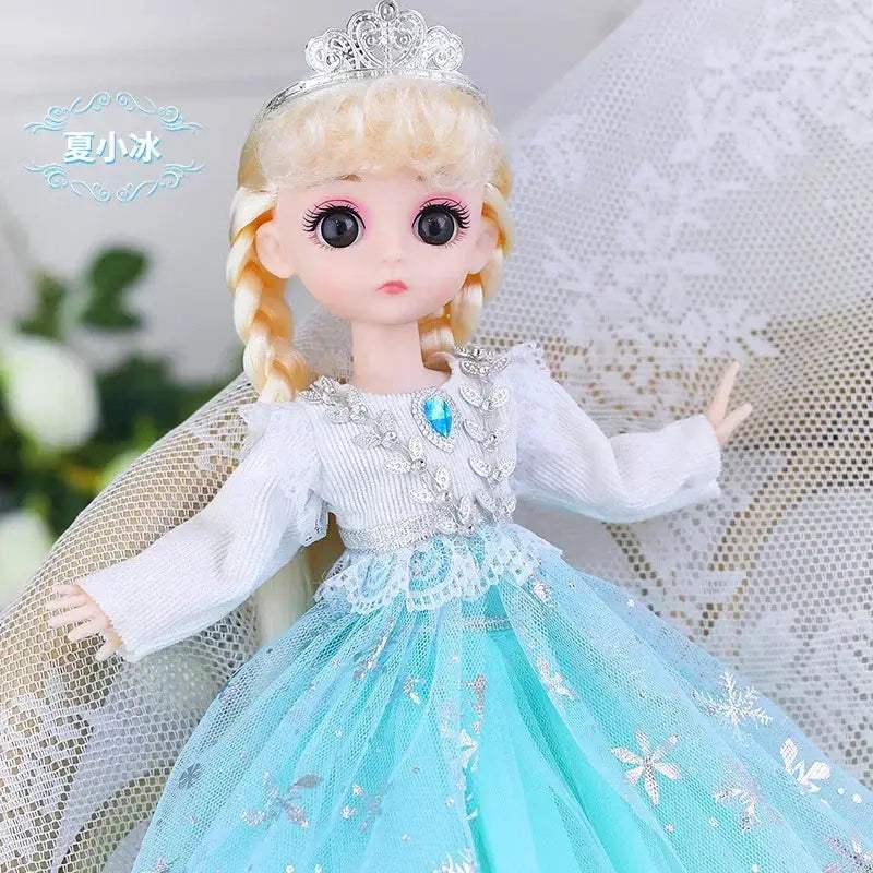 30cm BJD Doll Lolita Style With Long Hair Gift Set - ToylandEU