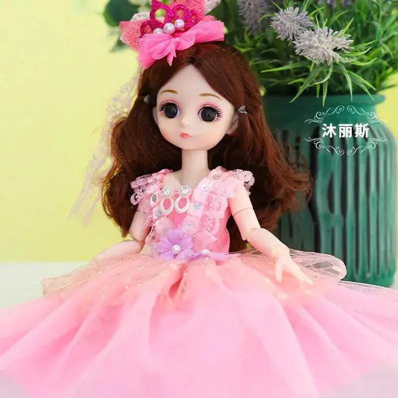 30cm BJD Doll Lolita Style With Long Hair Gift Set - ToylandEU