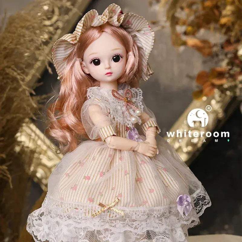 30cm BJD Doll Lolita Style With Long Hair Gift Set - ToylandEU