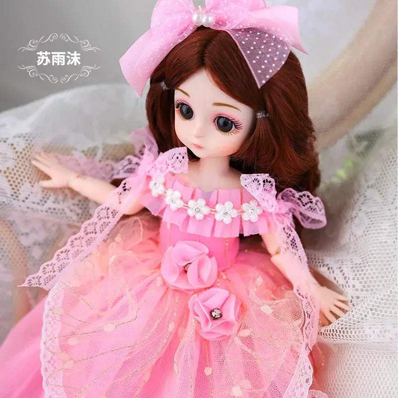 30cm BJD Doll Lolita Style With Long Hair Gift Set - ToylandEU