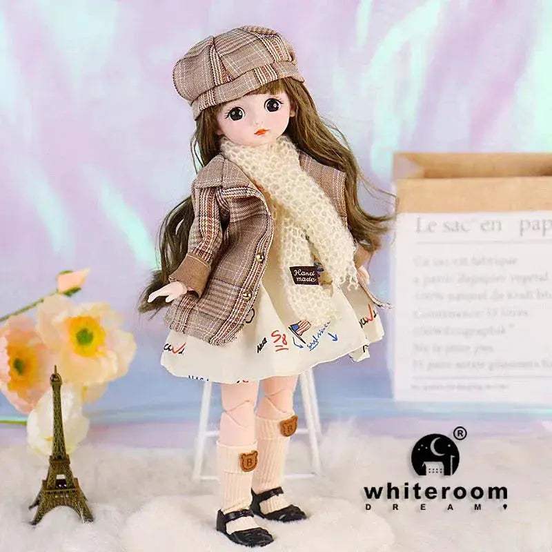 30cm BJD Doll Lolita Style With Long Hair Gift Set - ToylandEU