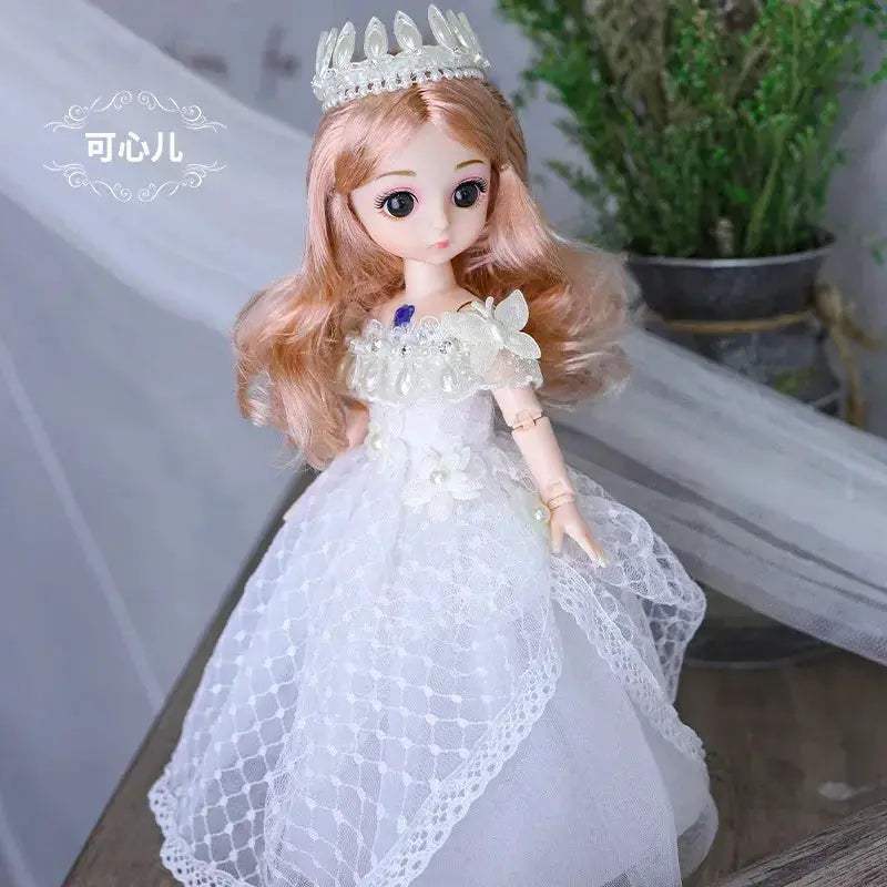 30cm BJD Doll Lolita Style With Long Hair Gift Set - ToylandEU