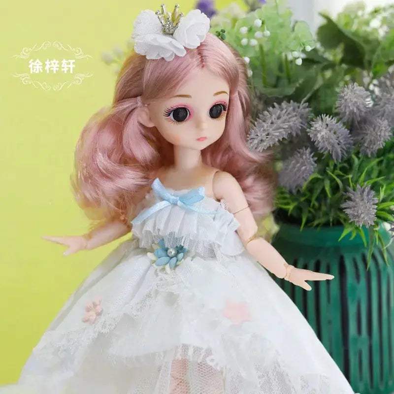 30cm BJD Doll Lolita Style With Long Hair Gift Set - ToylandEU