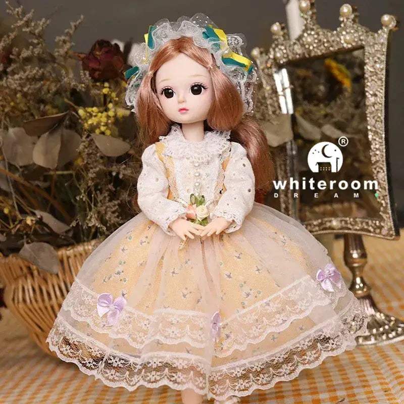 30cm BJD Doll Lolita Style With Long Hair Gift Set - ToylandEU