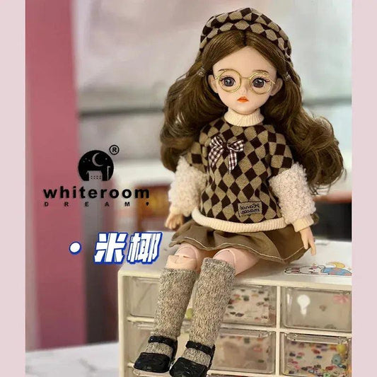  30cm BJD Doll Starry Blue Eyes Articulated -  ToylandEU™