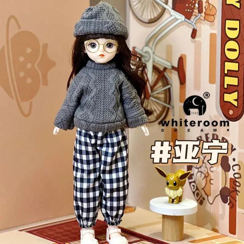 30cm BJD Doll Starry Blue Eyes Articulated -  ToylandEU™