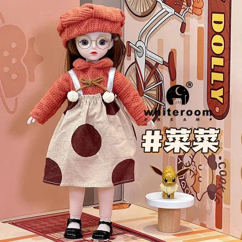  30cm BJD Doll Starry Blue Eyes Articulated -  ToylandEU™