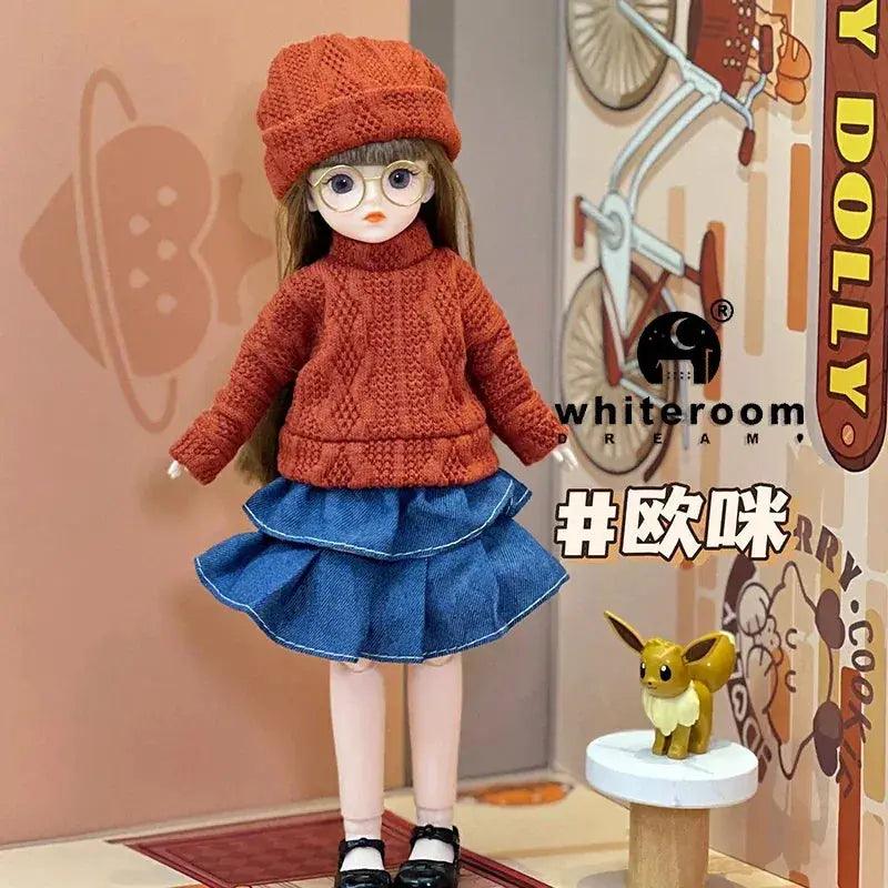  30cm BJD Doll Starry Blue Eyes Articulated -  ToylandEU™
