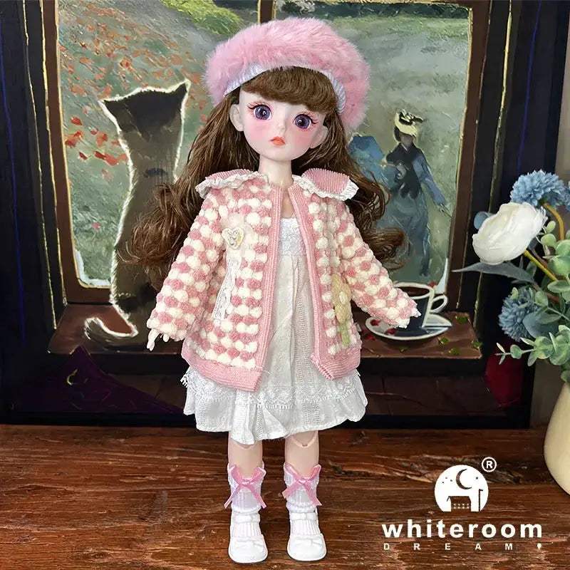 30cm BJD Doll With Green Blue Eyes Fashion Lolita Dress - ToylandEU
