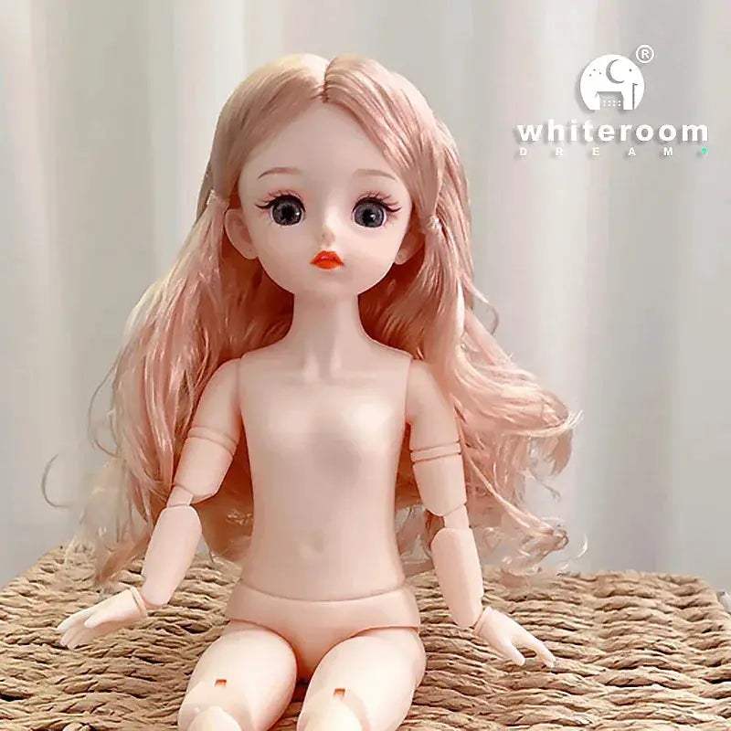 30cm BJD Doll With Green Blue Eyes Fashion Lolita Dress - ToylandEU