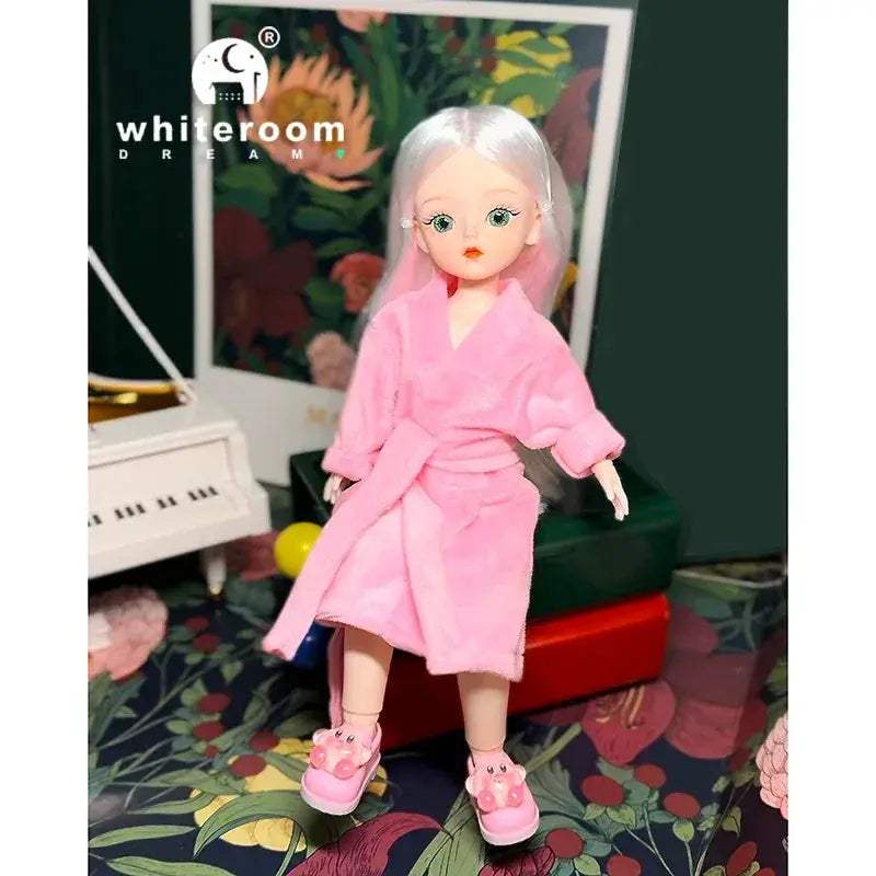 30cm BJD Doll With Green Blue Eyes Fashion Lolita Dress - ToylandEU