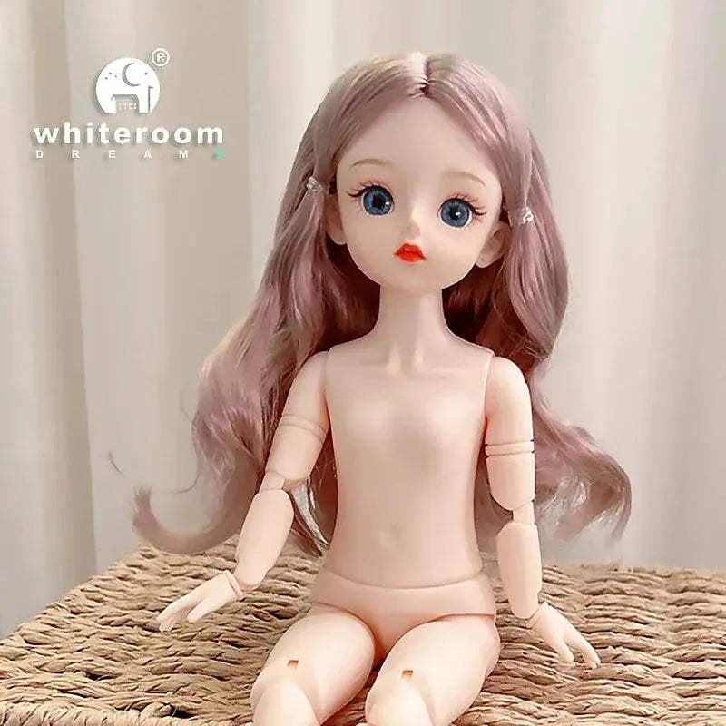 30cm BJD Doll With Green Blue Eyes Fashion Lolita Dress - ToylandEU