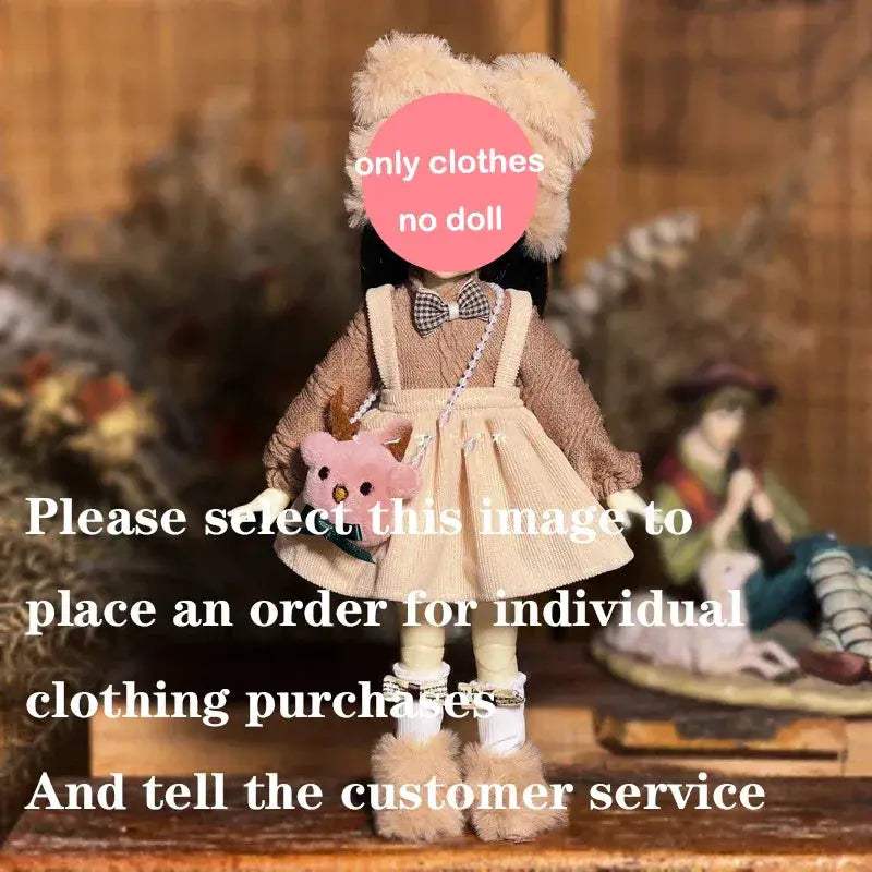 30cm BJD Doll With Green Blue Eyes Fashion Lolita Dress - ToylandEU