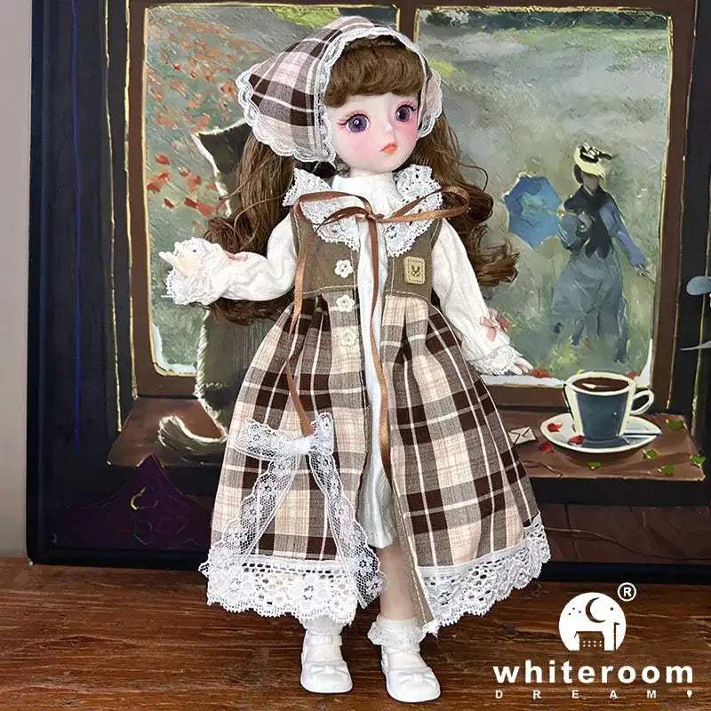 30cm BJD Doll With Green Blue Eyes Fashion Lolita Dress - ToylandEU