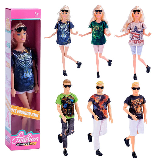 30cm BJD Doll With Moveable Joints And Deluxe Outfit - ToylandEU