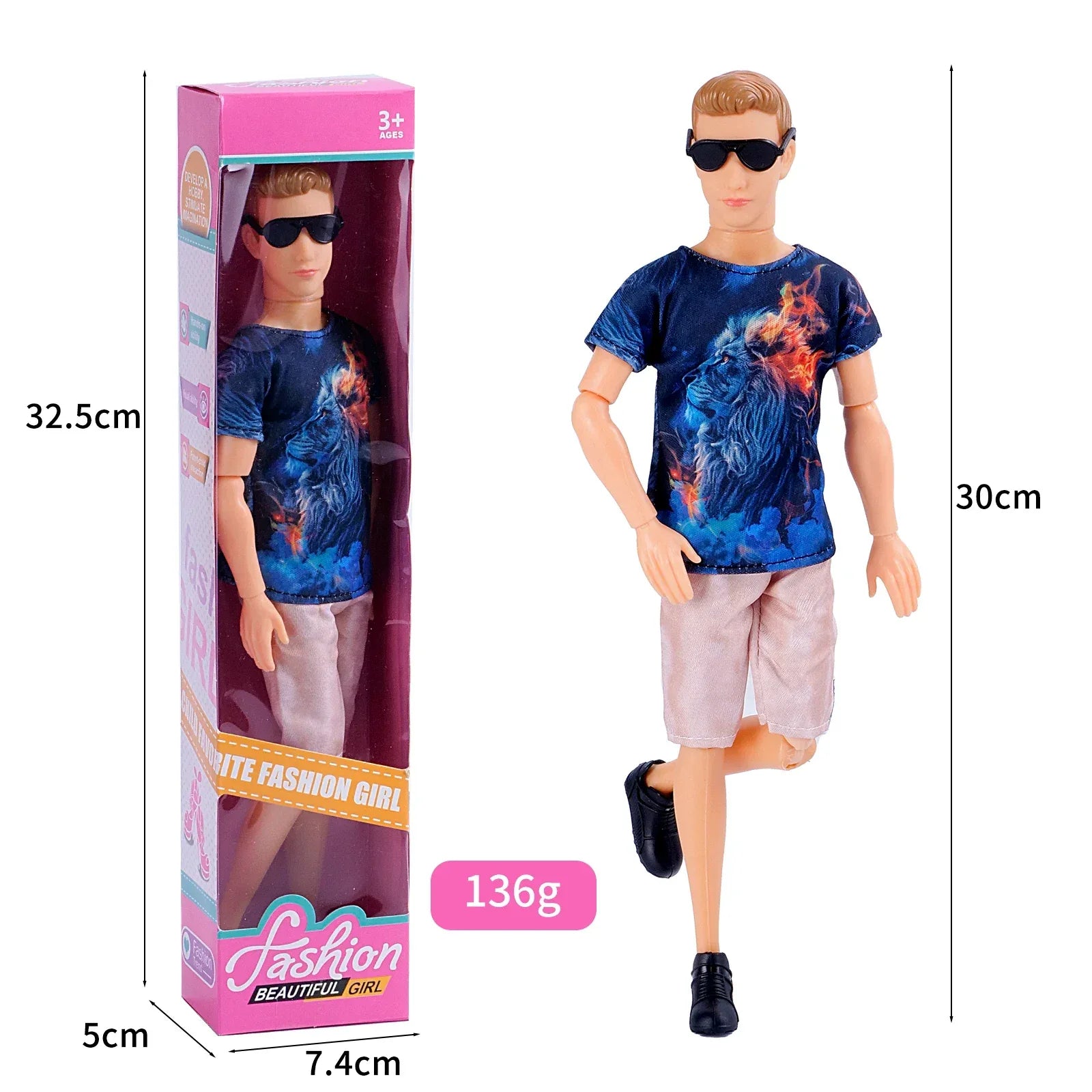 30cm BJD Doll With Moveable Joints And Deluxe Outfit - ToylandEU