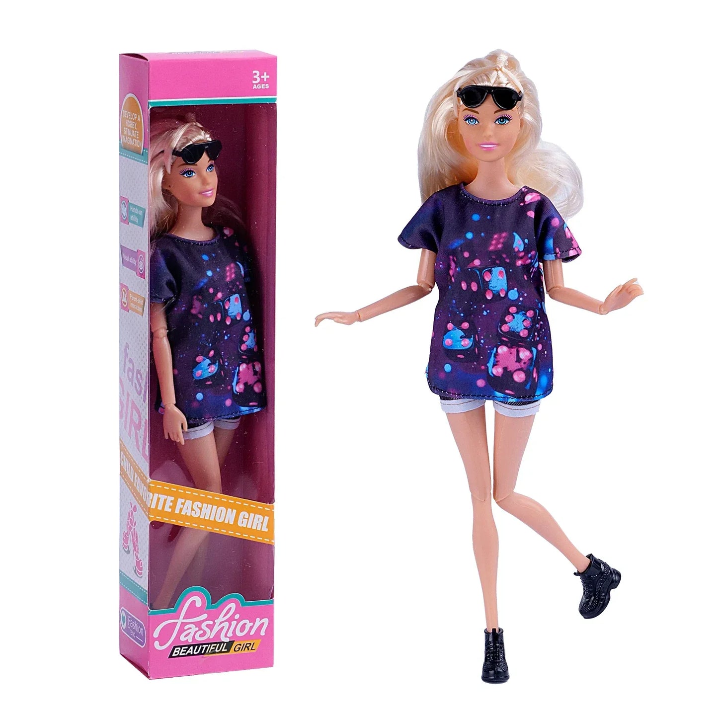 30cm BJD Doll With Moveable Joints And Deluxe Outfit - ToylandEU