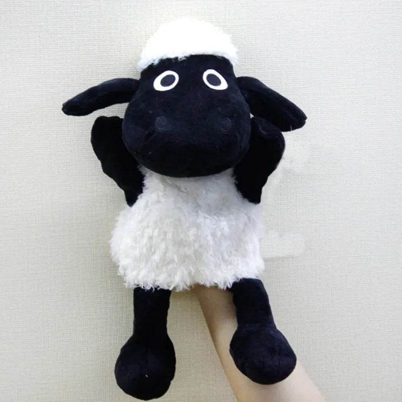 30cm Black Sheep Plush Hand Puppet - Fun Forest Animal Toy for Kids - ToylandEU