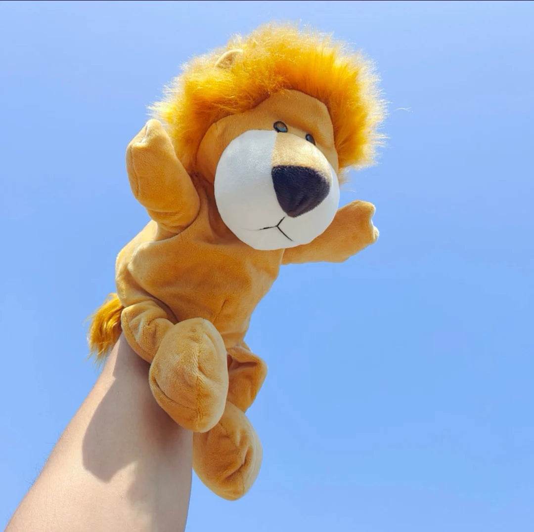 30cm Black Sheep Plush Hand Puppet - Fun Forest Animal Toy for Kids - ToylandEU