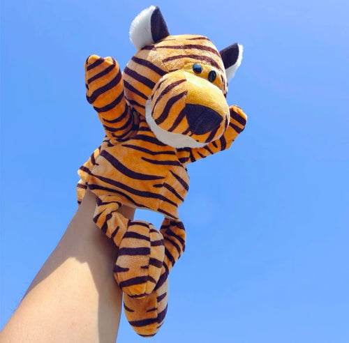 30cm Black Sheep Plush Hand Puppet - Fun Forest Animal Toy for Kids - ToylandEU